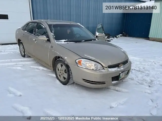 2G1WB5EK7B1313140 2011 Chevrolet Impala Lt V6