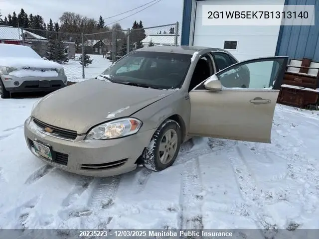2G1WB5EK7B1313140 2011 Chevrolet Impala Lt V6