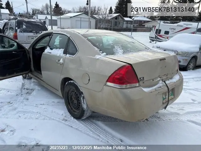 2G1WB5EK7B1313140 2011 Chevrolet Impala Lt V6