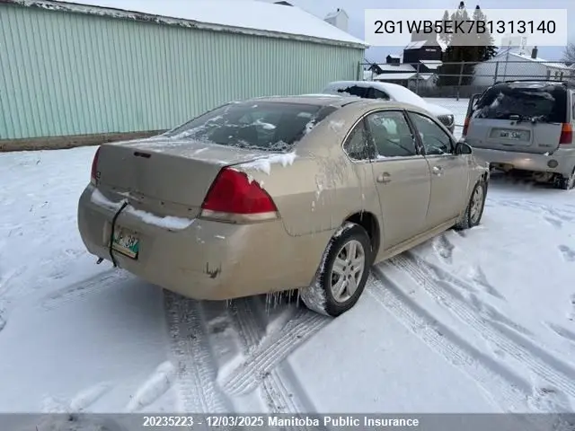 2G1WB5EK7B1313140 2011 Chevrolet Impala Lt V6