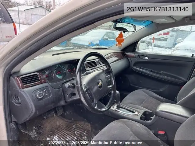 2G1WB5EK7B1313140 2011 Chevrolet Impala Lt V6