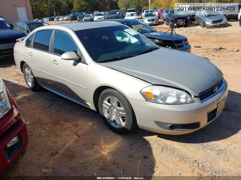 2G1WB5EK0B1226423 2011 Chevrolet Impala Lt
