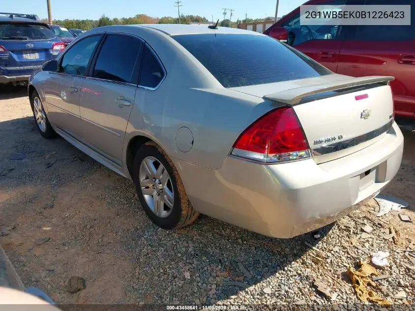 2G1WB5EK0B1226423 2011 Chevrolet Impala Lt