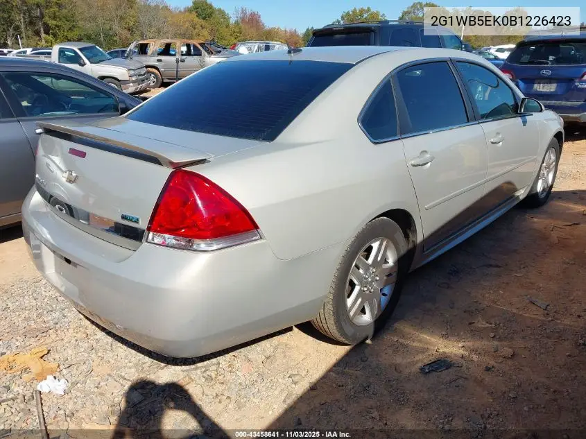 2G1WB5EK0B1226423 2011 Chevrolet Impala Lt
