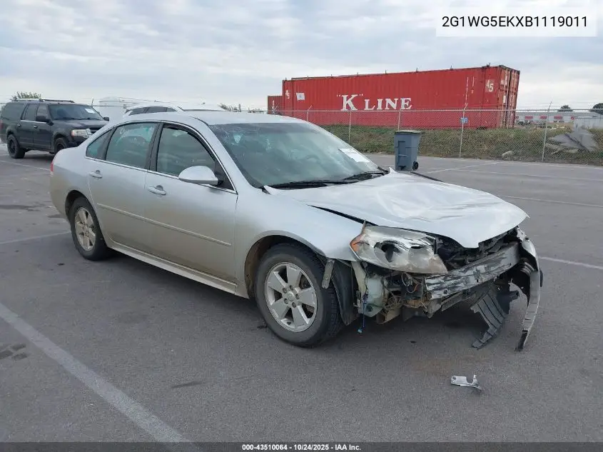 2G1WG5EKXB1119011 2011 Chevrolet Impala Lt