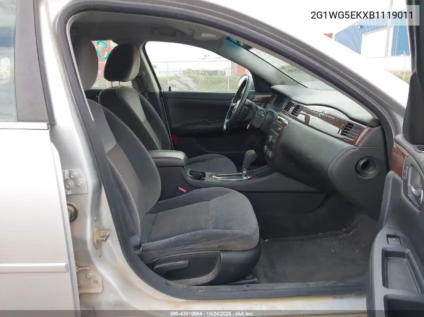 2G1WG5EKXB1119011 2011 Chevrolet Impala Lt