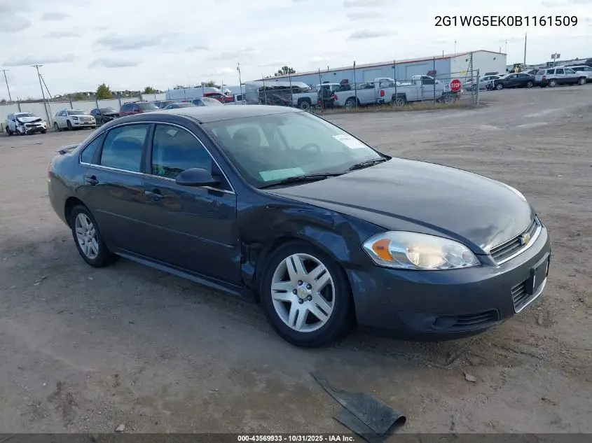 2G1WG5EK0B1161509 2011 Chevrolet Impala Lt