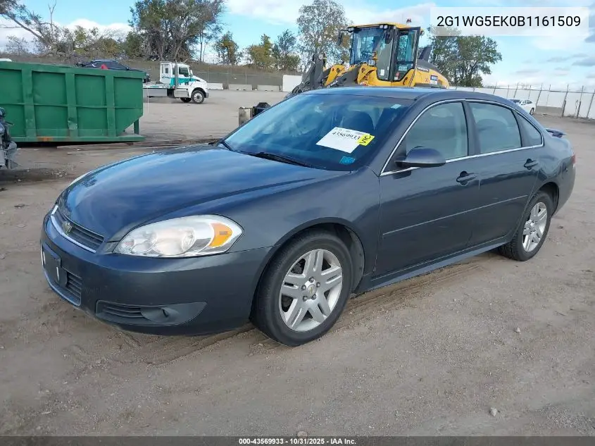2G1WG5EK0B1161509 2011 Chevrolet Impala Lt