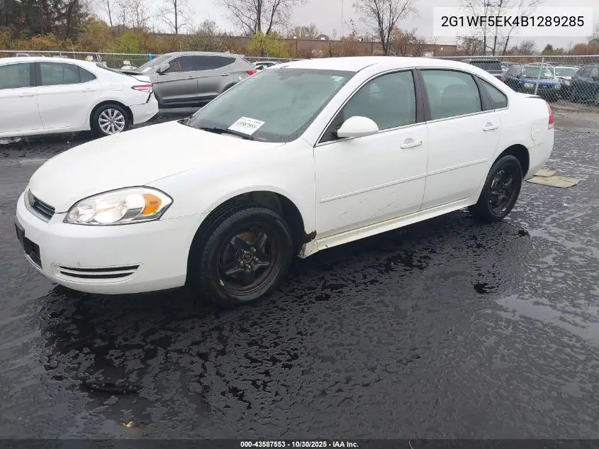 2G1WF5EK4B1289285 2011 Chevrolet Impala Ls