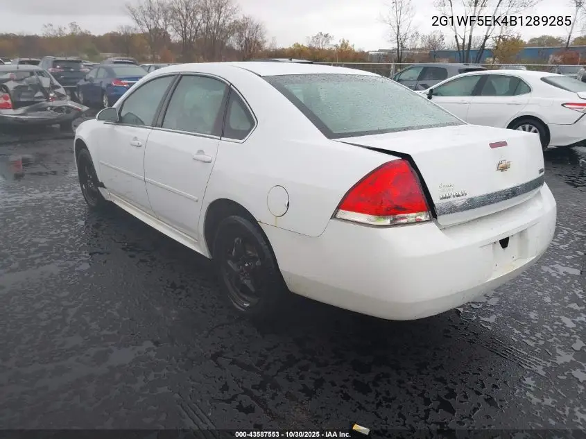 2G1WF5EK4B1289285 2011 Chevrolet Impala Ls