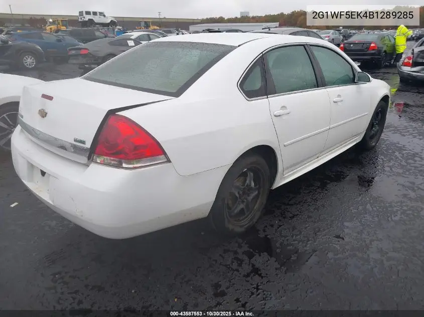 2G1WF5EK4B1289285 2011 Chevrolet Impala Ls