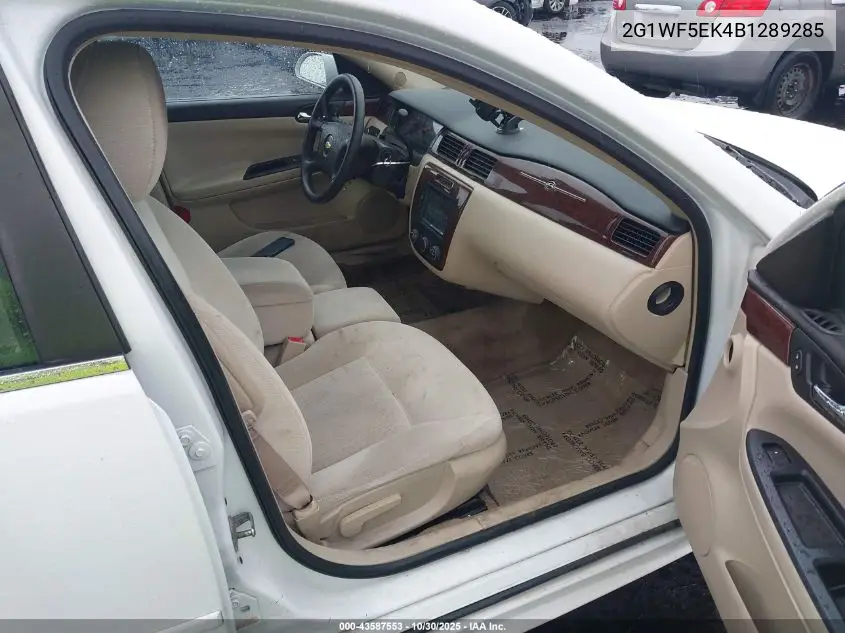 2G1WF5EK4B1289285 2011 Chevrolet Impala Ls