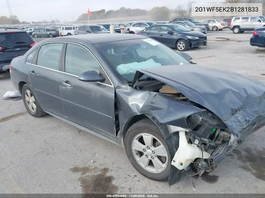 2G1WF5EK2B1281833 2011 Chevrolet Impala Ls