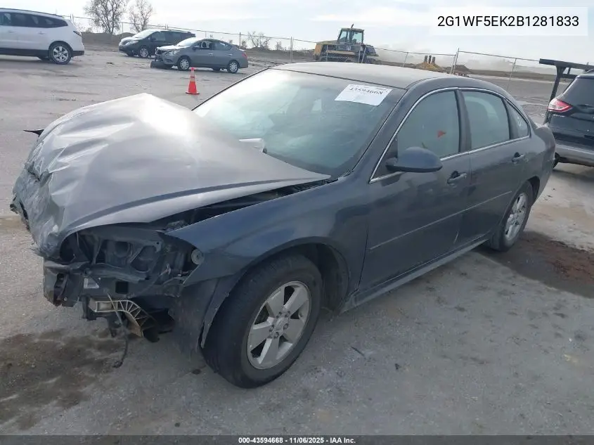 2G1WF5EK2B1281833 2011 Chevrolet Impala Ls