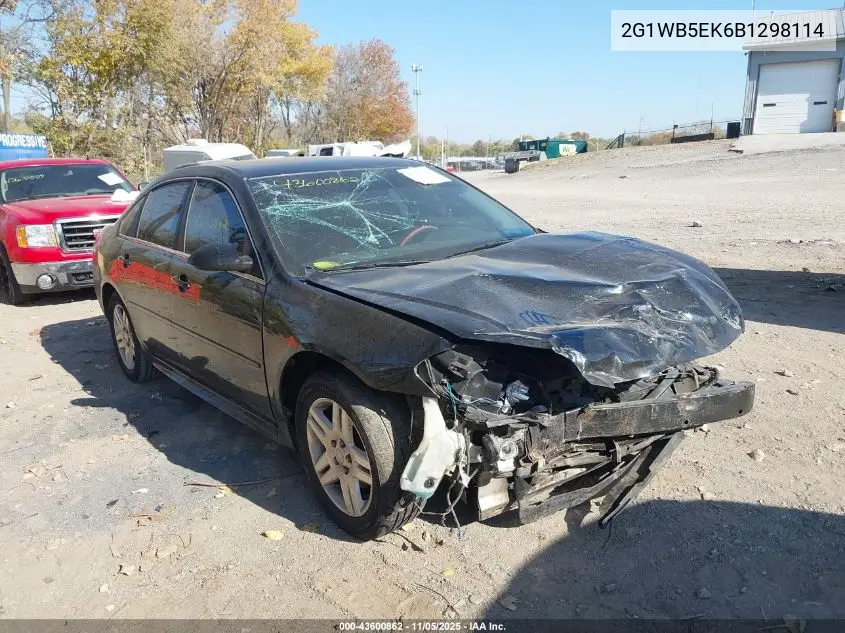 2G1WB5EK6B1298114 2011 Chevrolet Impala Lt