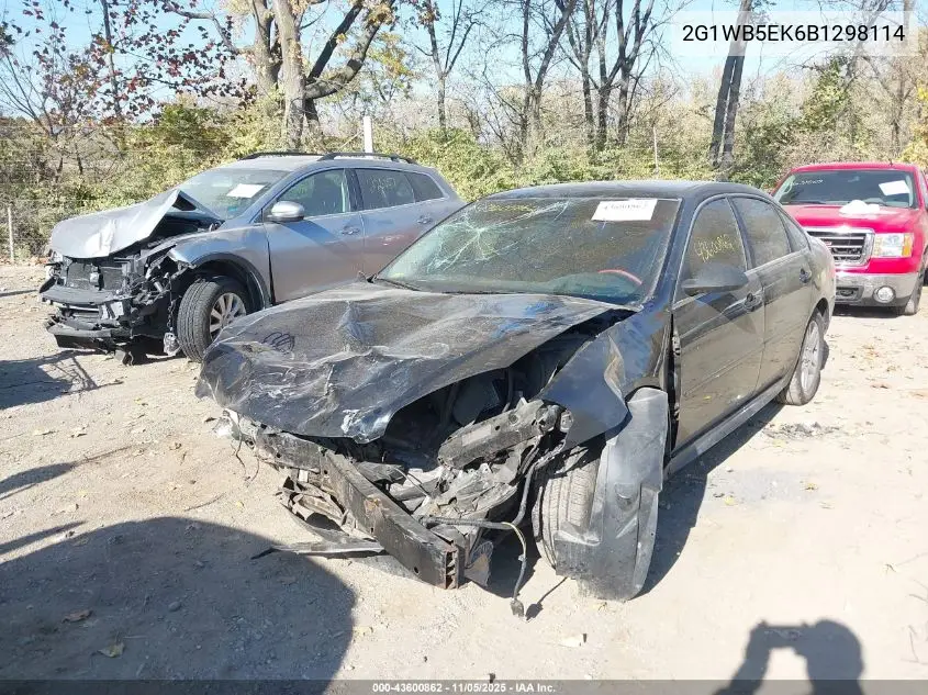2G1WB5EK6B1298114 2011 Chevrolet Impala Lt
