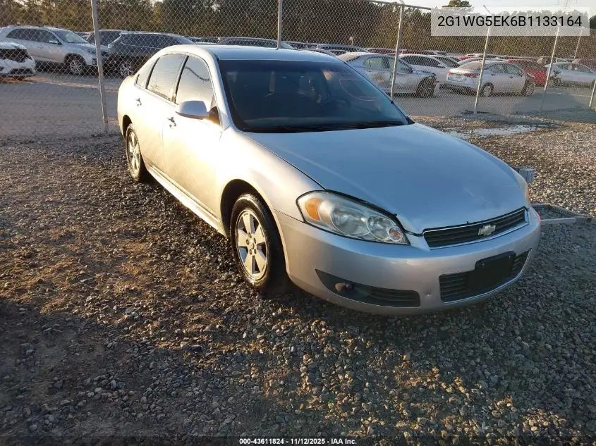 2G1WG5EK6B1133164 2011 Chevrolet Impala Lt