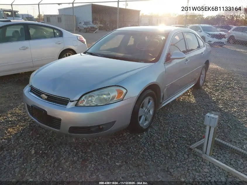2G1WG5EK6B1133164 2011 Chevrolet Impala Lt