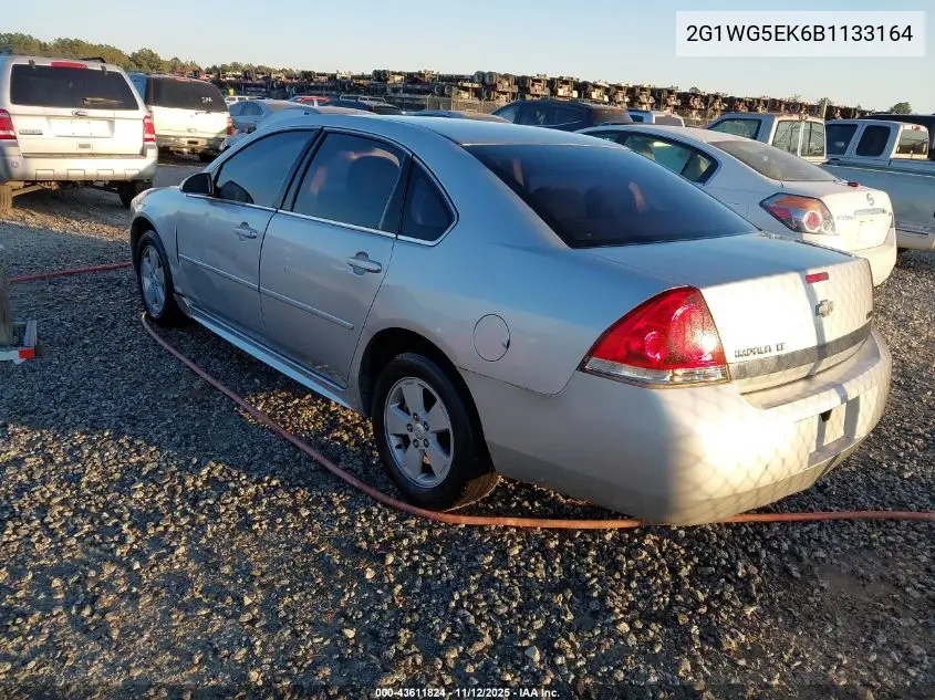 2G1WG5EK6B1133164 2011 Chevrolet Impala Lt