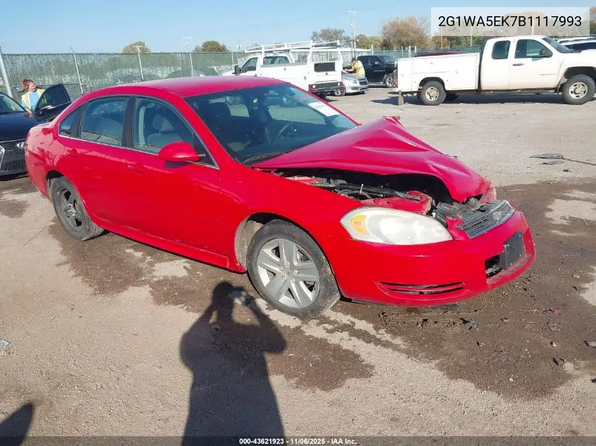 2G1WA5EK7B1117993 2011 Chevrolet Impala Ls