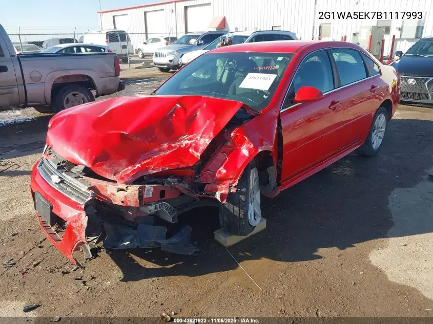 2G1WA5EK7B1117993 2011 Chevrolet Impala Ls