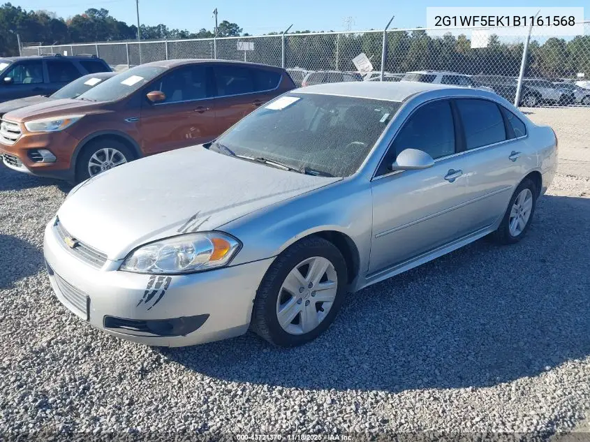 2G1WF5EK1B1161568 2011 Chevrolet Impala Ls