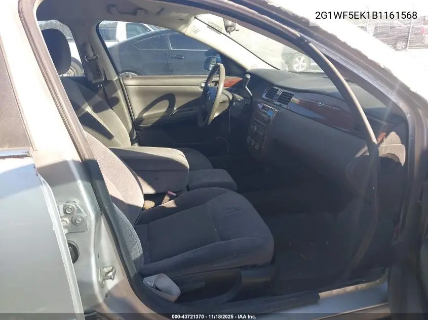 2G1WF5EK1B1161568 2011 Chevrolet Impala Ls