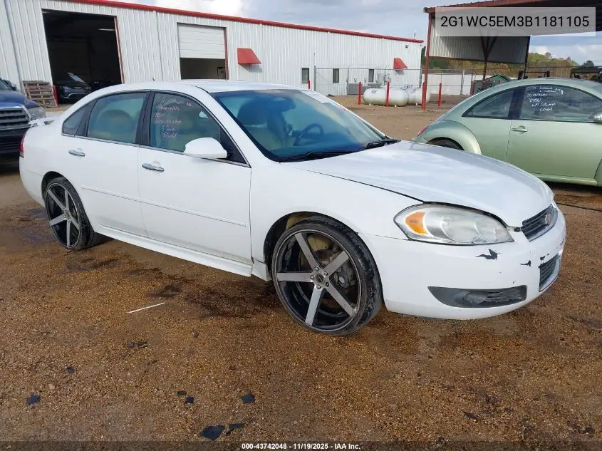 2G1WC5EM3B1181105 2011 Chevrolet Impala Ltz