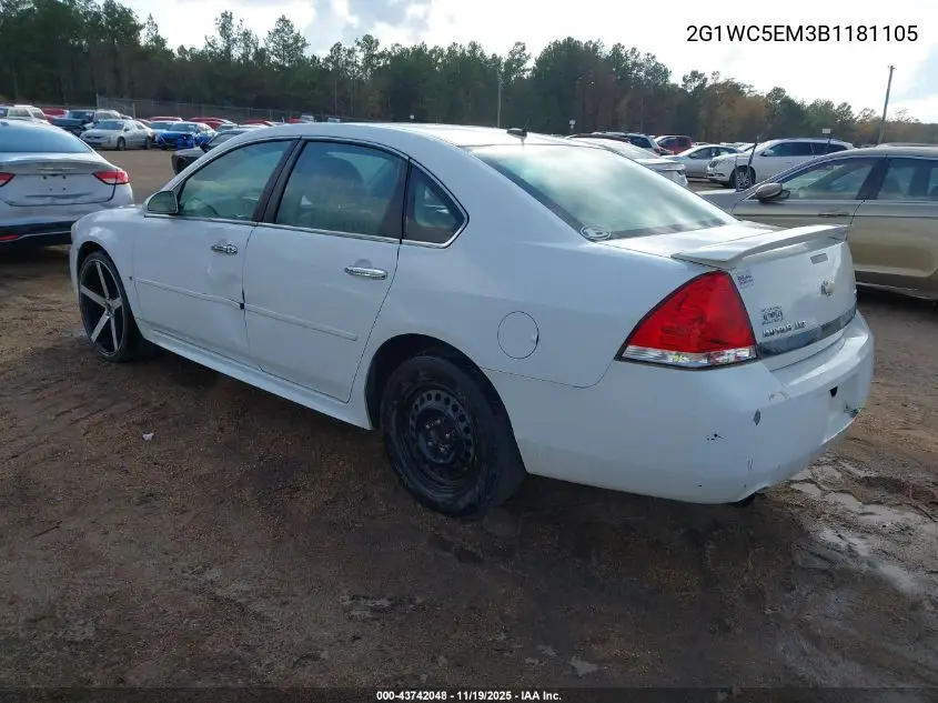 2G1WC5EM3B1181105 2011 Chevrolet Impala Ltz