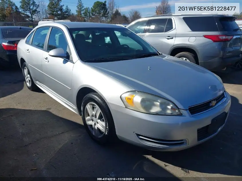 2G1WF5EK5B1228477 2011 Chevrolet Impala Ls