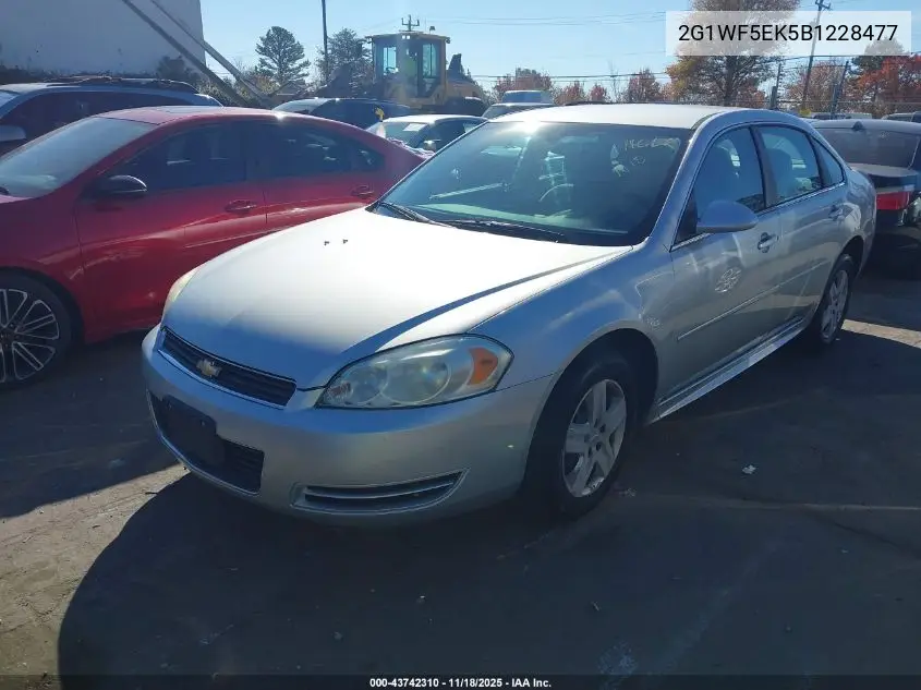 2G1WF5EK5B1228477 2011 Chevrolet Impala Ls