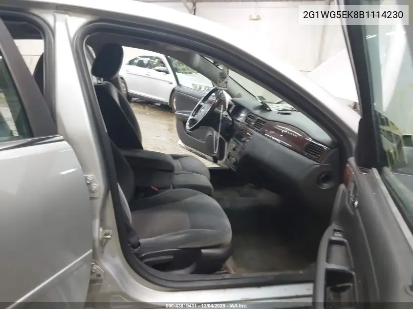 2G1WG5EK8B1114230 2011 Chevrolet Impala Lt