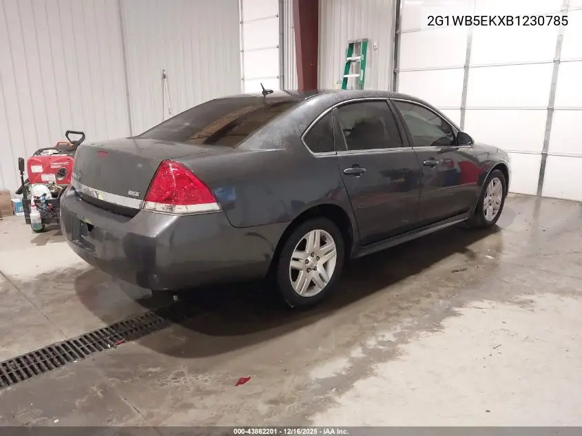 2G1WB5EKXB1230785 2011 Chevrolet Impala Lt