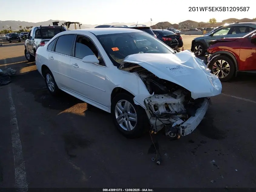 2G1WF5EK5B1209587 2011 Chevrolet Impala Ls