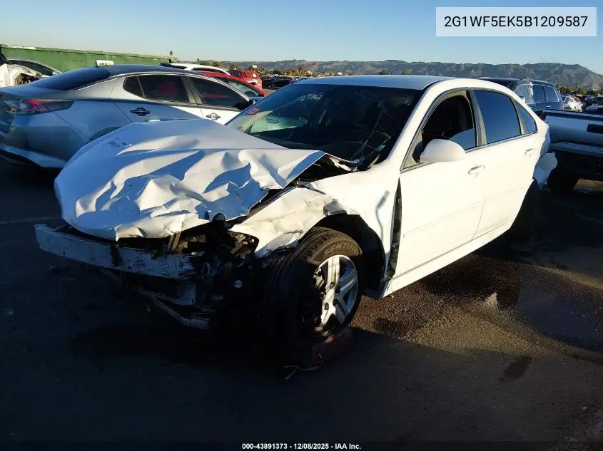 2G1WF5EK5B1209587 2011 Chevrolet Impala Ls