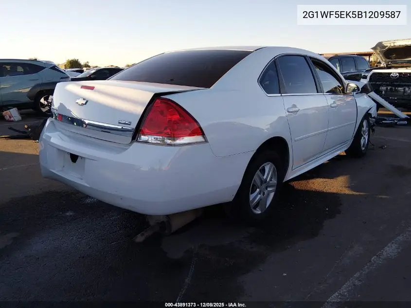 2G1WF5EK5B1209587 2011 Chevrolet Impala Ls