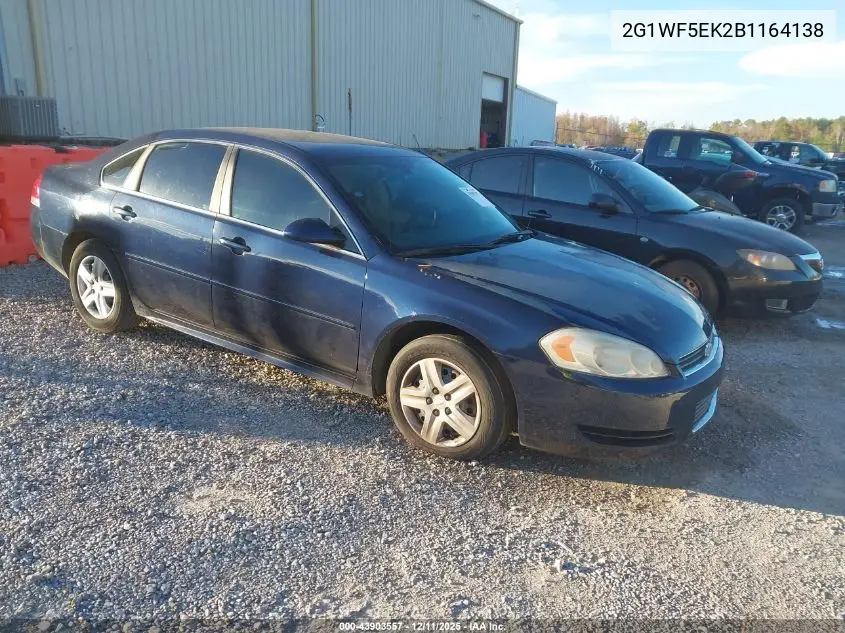 2G1WF5EK2B1164138 2011 Chevrolet Impala Ls