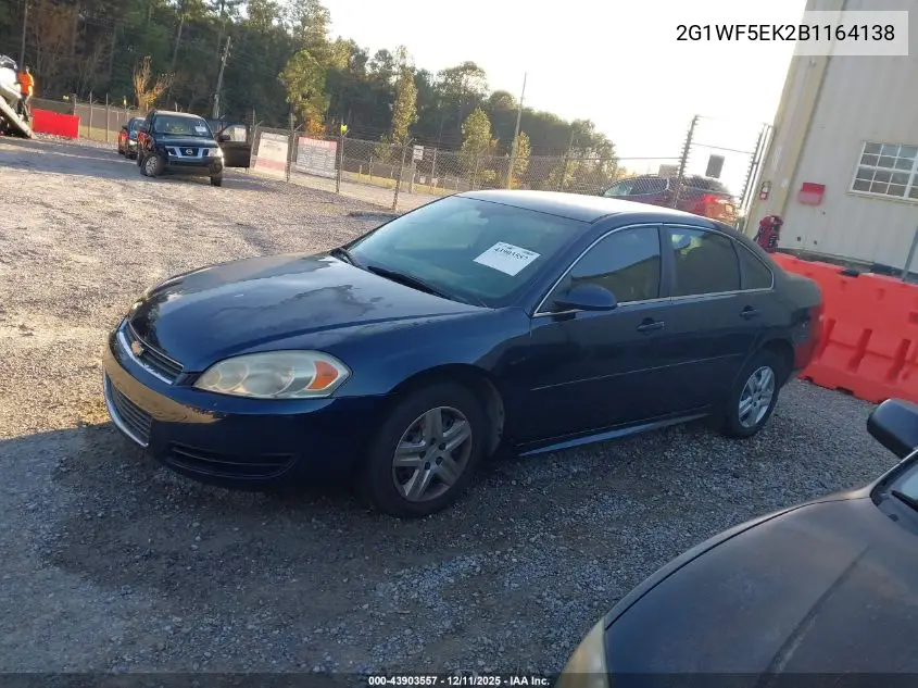 2G1WF5EK2B1164138 2011 Chevrolet Impala Ls