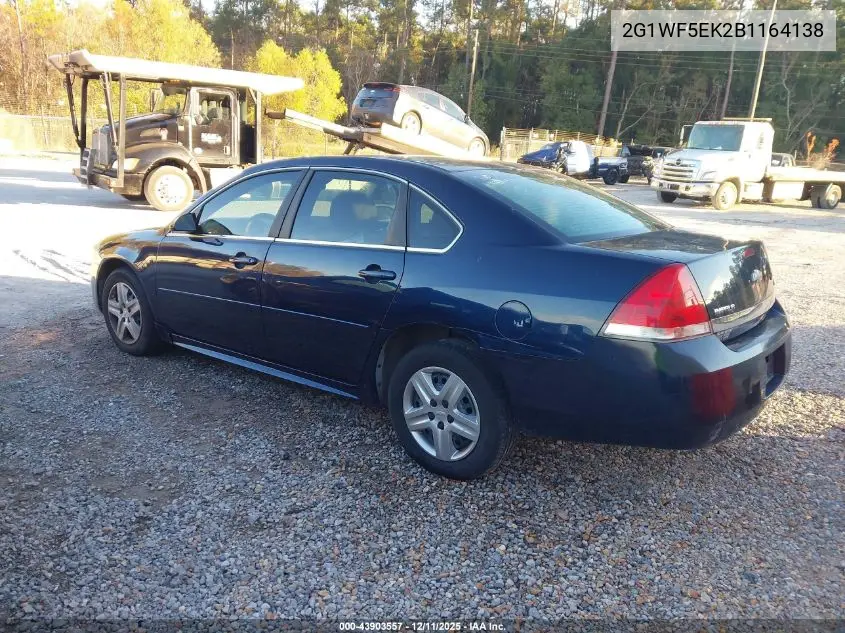 2G1WF5EK2B1164138 2011 Chevrolet Impala Ls