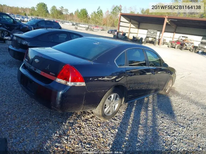 2G1WF5EK2B1164138 2011 Chevrolet Impala Ls