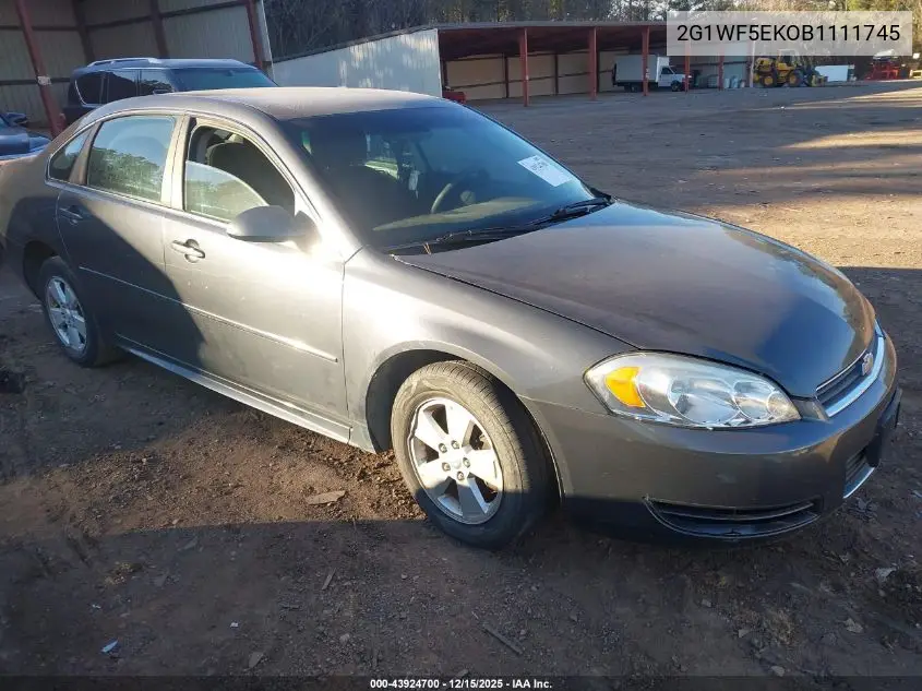 2G1WF5EKOB1111745 2011 Chevrolet Impala Ls