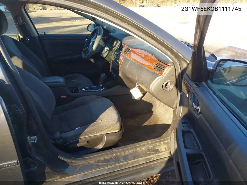 2G1WF5EKOB1111745 2011 Chevrolet Impala Ls