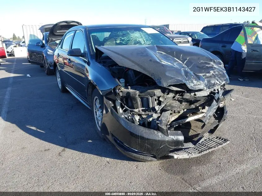 2G1WF5EK3B1143427 2011 Chevrolet Impala Ls