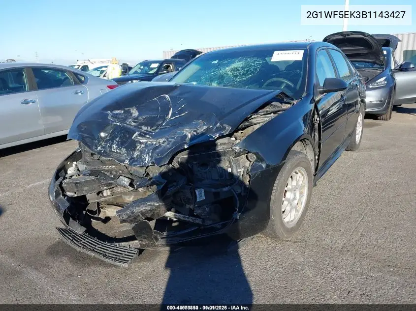 2G1WF5EK3B1143427 2011 Chevrolet Impala Ls
