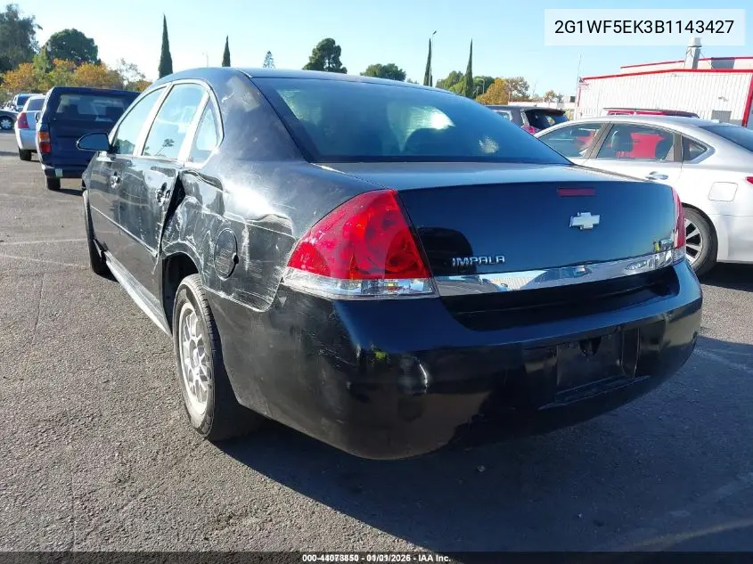 2G1WF5EK3B1143427 2011 Chevrolet Impala Ls