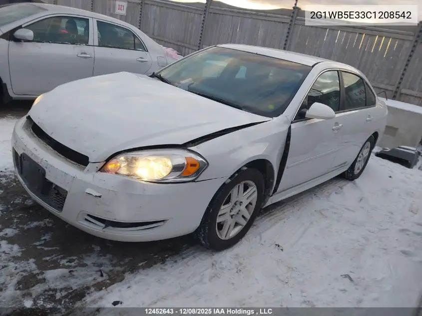 2G1WB5E33C1208542 2012 Chevrolet Impala Lt