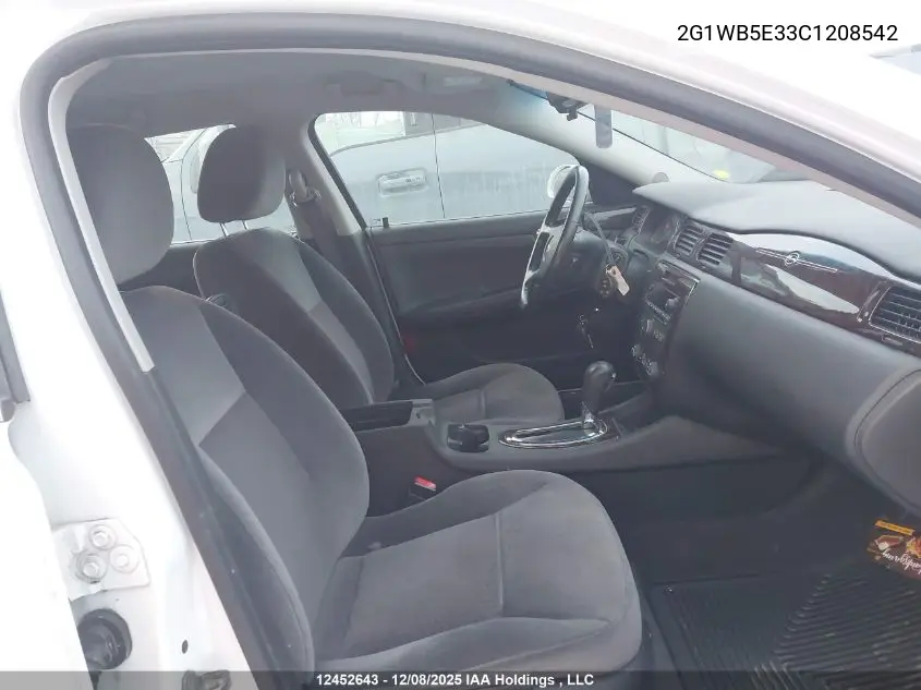 2G1WB5E33C1208542 2012 Chevrolet Impala Lt