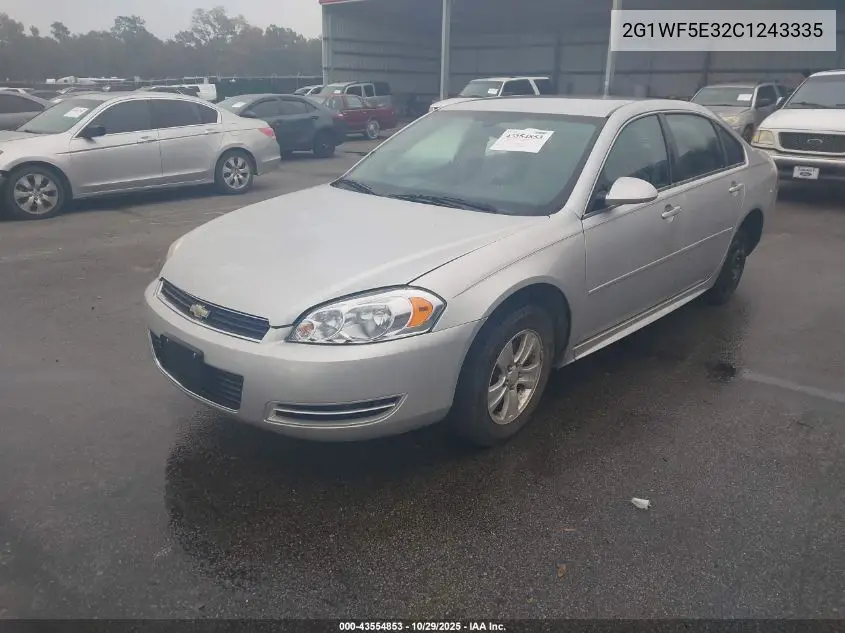 2G1WF5E32C1243335 2012 Chevrolet Impala Ls