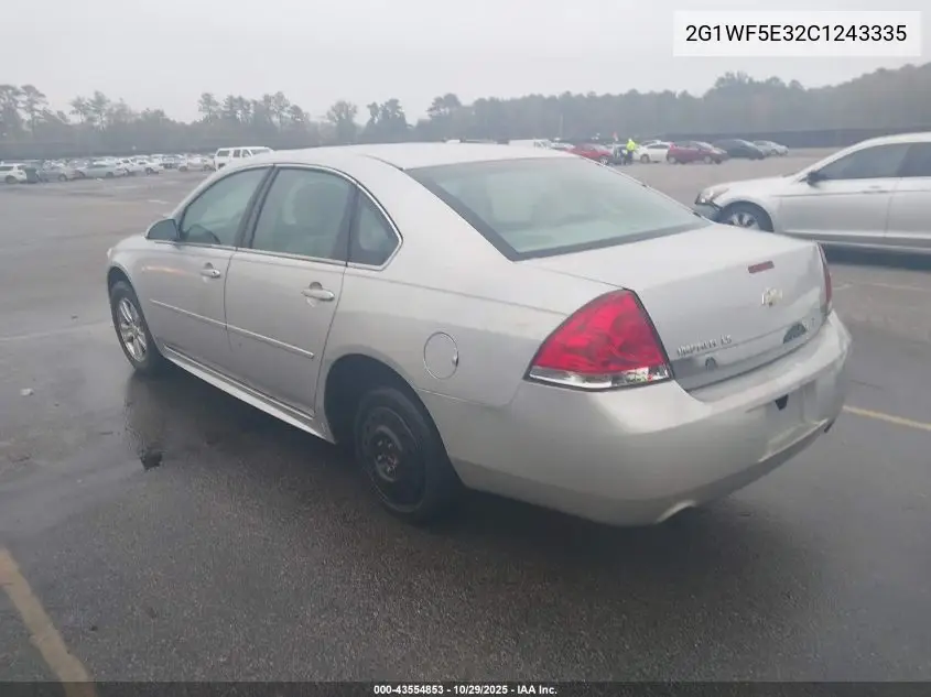 2G1WF5E32C1243335 2012 Chevrolet Impala Ls