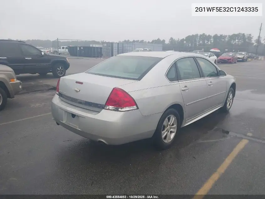 2G1WF5E32C1243335 2012 Chevrolet Impala Ls